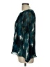 Calvin Klein 100% Recycled Polyester Teal Long Sleeve Blouse Size L - photo 5