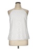 Lilly Pulitzer 100% Polyester White Sleeveless Blouse Size XL - photo 1