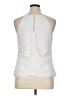 Lilly Pulitzer 100% Polyester White Sleeveless Blouse Size XL - photo 2