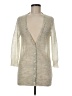 J.Crew Silver Wool Cardigan Size M - photo 1