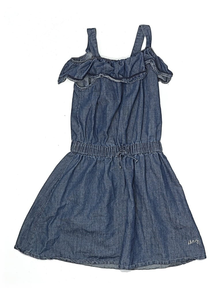 Pre-owned Dkny Kids' Dress In Blue