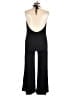 Go Couture Solid Black Jumpsuit Size XL - photo 2