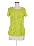 Susan Graver Green Short Sleeve Top Size M - photo 1