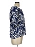 Ellison Blue Short Sleeve Blouse Size L - photo 4
