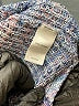 J.Jill 100% Cotton Tweed Blue Pullover Sweater Size XS - photo 8