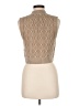 Shein 100% Acrylic Tan Sweater Vest Size 6 - photo 2
