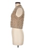 Shein 100% Acrylic Tan Sweater Vest Size 6 - photo 5