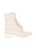 Dolce Vita 100% Leather Ivory Ankle Boots Size 6 - photo 1