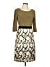 J. Peterman Paisley Brown Cocktail Dress Size 10 - photo 1