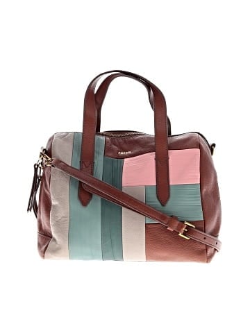Fossil Leather Satchel (view 1)