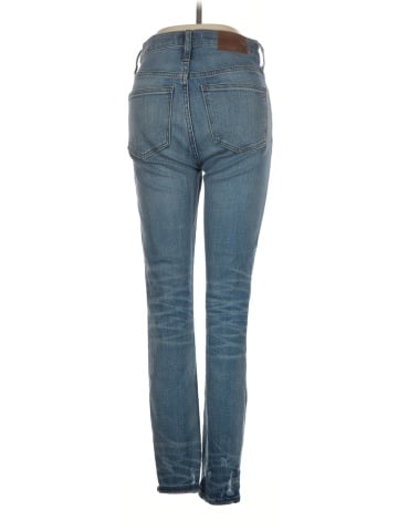 Madewell 9" High-Rise Skinny Jeans: Destructed-Hem Edition (view 2)