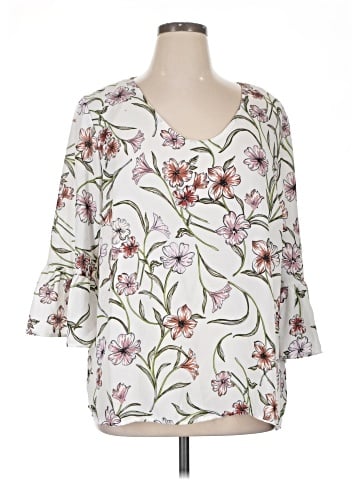 Avenue 3/4 Sleeve Blouse (view 1)