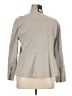 Lucky Brand Solid Gray Ivory Jacket Size XL - photo 2