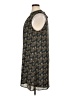 DR2 100% Polyester Paisley Black Blue Casual Dress Size XL - photo 5