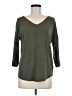 Tahari Green 3/4 Sleeve Top Size M - photo 1