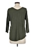 Tahari Green 3/4 Sleeve Top Size M - photo 2