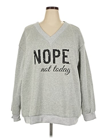 Shein Curve Pullover Sweater (view 1)