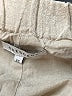 Crescent 100% Linen Solid Yellow Shorts Size XS - photo 3