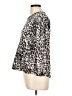 Nicole Miller New York Animal Print Silver Pullover Sweater Size L - photo 5