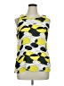 Essentials by Milano 100% Polyester Yellow Sleeveless Blouse Size XL - photo 1