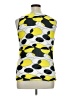 Essentials by Milano 100% Polyester Yellow Sleeveless Blouse Size XL - photo 2