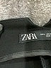 Zara Solid Black Dress Pants Size L - photo 8