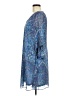 Calvin Klein 100% Polyester Paisley Blue Cocktail Dress Size 8 - photo 5