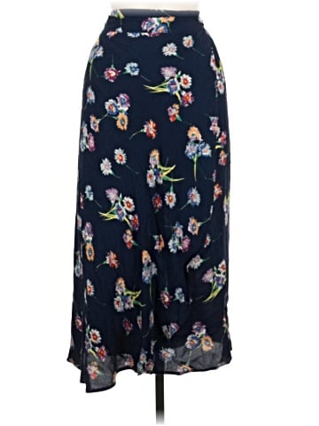 Madewell Wrap Midi Skirt in Flutter-By Floral (view 1)