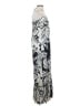 6 Degrees Graphic Silver Casual Dress Size S - photo 4