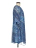 Calvin Klein 100% Polyester Paisley Blue Cocktail Dress Size 8 - photo 4