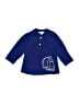 Janie and Jack 100% Cotton Blue Long Sleeve Polo Size 6-12 mo - photo 1