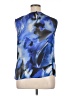 Kasper 100% Polyester Blue Sleeveless Blouse Size XL - photo 2