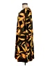 Chico's Print Yellow Casual Dress Size Med (1) - photo 5