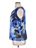 Kasper 100% Polyester Blue Sleeveless Blouse Size XL - photo 5