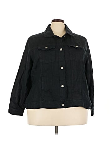 Jones New York 3/4 Sleeve Button-Down Shirt (view 1)