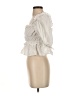 Aqua 100% Cotton Ivory 3/4 Sleeve Blouse Size XS - photo 5