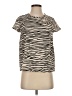 'S Max Mara Animal Print Ivory Short Sleeve Top Size S (estimated) - photo 1