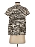 'S Max Mara Animal Print Ivory Short Sleeve Top Size S (estimated) - photo 2