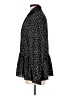 Ann Taylor LOFT 100% Polyester Print Black Long Sleeve Blouse Size L - photo 5
