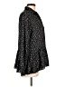 Ann Taylor LOFT 100% Polyester Print Black Long Sleeve Blouse Size L - photo 4
