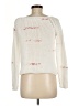 Joseph 100% Cotton Hearts White Pullover Sweater Size M - photo 2