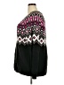 Torrid 100% Acrylic Argyle Black Pullover Sweater Size 2X Plus (2) - photo 5