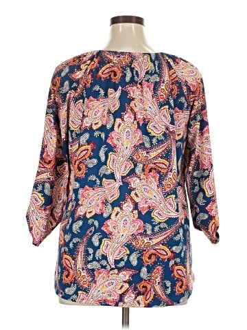 Notations 3/4 Sleeve Blouse (view 2)