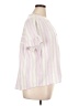 Ruby Rd. 100% Cotton Stripes Pink Short Sleeve Blouse Size XL - photo 4