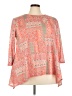Ruby Rd. Orange 3/4 Sleeve T-Shirt Size 3X - photo 1