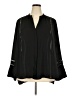 The Limited 100% Polyester Black Long Sleeve Blouse Size 2X - photo 1