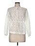 J.Crew Solid Ivory Long Sleeve Blouse Size M - photo 1