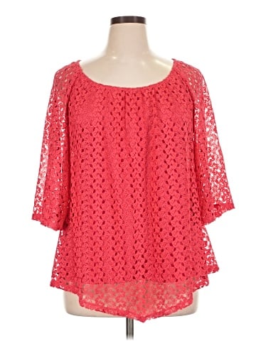 Jennie & Marlis 3/4 Sleeve Blouse (view 1)