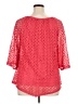 Jennie & Marlis 100% Polyester Red 3/4 Sleeve Blouse Size 1X - photo 2