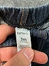 Carter's 100% Cotton Black Jeggings 0-3 MO / 3 MO - photo 3